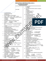 Bece Junior WAEC Past Question - Home Economics (Updated)