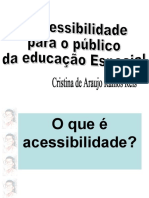 Acessibilidade na Educação Especial: documentos, público-alvo e espaços inclusivos