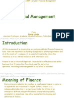 Financial Management - Mba