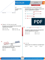 8.24 - Eşitsizlikler Testi