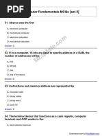 Computer Fundamentals Solved MCQs (Set-3)