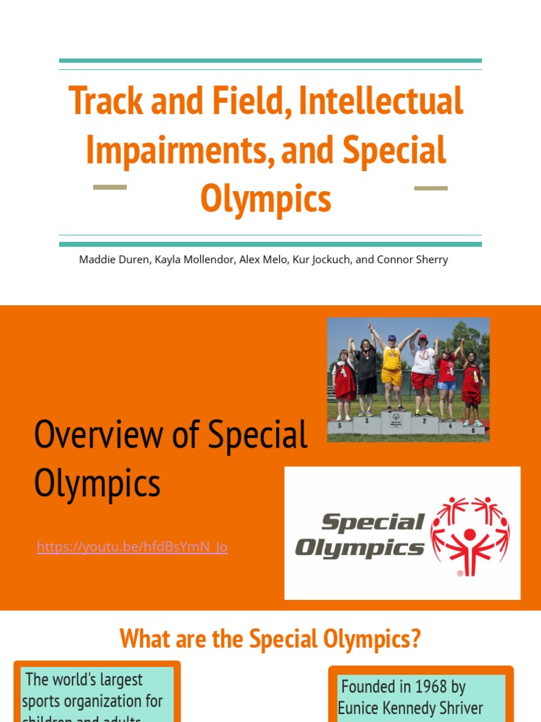 Track And Field Pdf Intellectual Disability Disability
