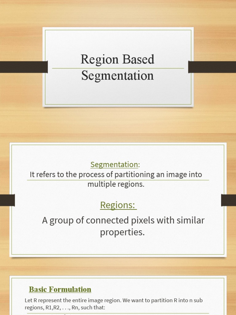 Example Region Segmentation For A Building Download Scientific Diagram