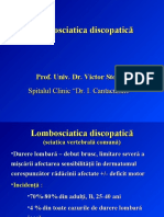 Lombosciatica Discopatica Prof. Dr. Stoica