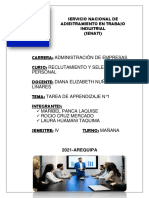 Tarea de Aprendizaje N°1-Reclutamiento y Seleccion de Personal