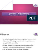 Accquisition LTR Pricing Revision: Geography: Non South Ie Rest of India