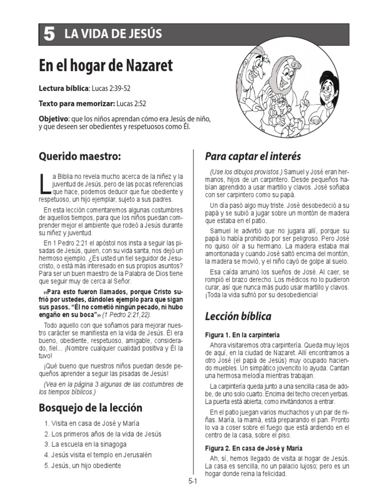 05 La Vida de Jesús | PDF | San José | Jesús