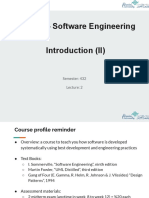 CS383 - Software Engineering: Semester: 432