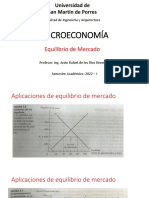 Equilibrio de Mercado - Microeconomía - USMP