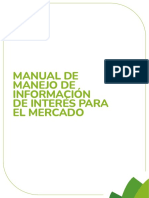Manual de manejo información mercado CMPC