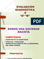 EVALUACION DIAGNOSTICA. 4TO A, B