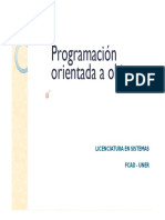 Programación Orientada A Objetos Clase 6