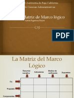 Matriz de Marco Logico. Resumen