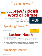Speaking "Jewish"-RPK