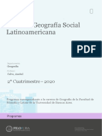 Uba - Ffyl - P - 2020 - Geo - Geografía Social Latinoamericana