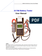 Augocom Micro 768 Battery Tester User Manual