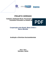 Projeto Cerrado Avaliação Socioambiental