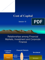 Session 10 - Cost of Capital