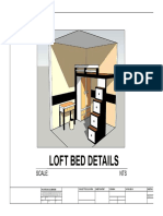 Loft Bed Details: Scale: NTS