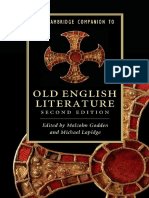 Malcolm Godden, Michael Lapidge - The Cambridge Companion to Old English Literature-Cambridge University Press (2013)