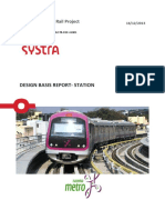 Bangalore Metro Rail Project: Design Basis Report-Station