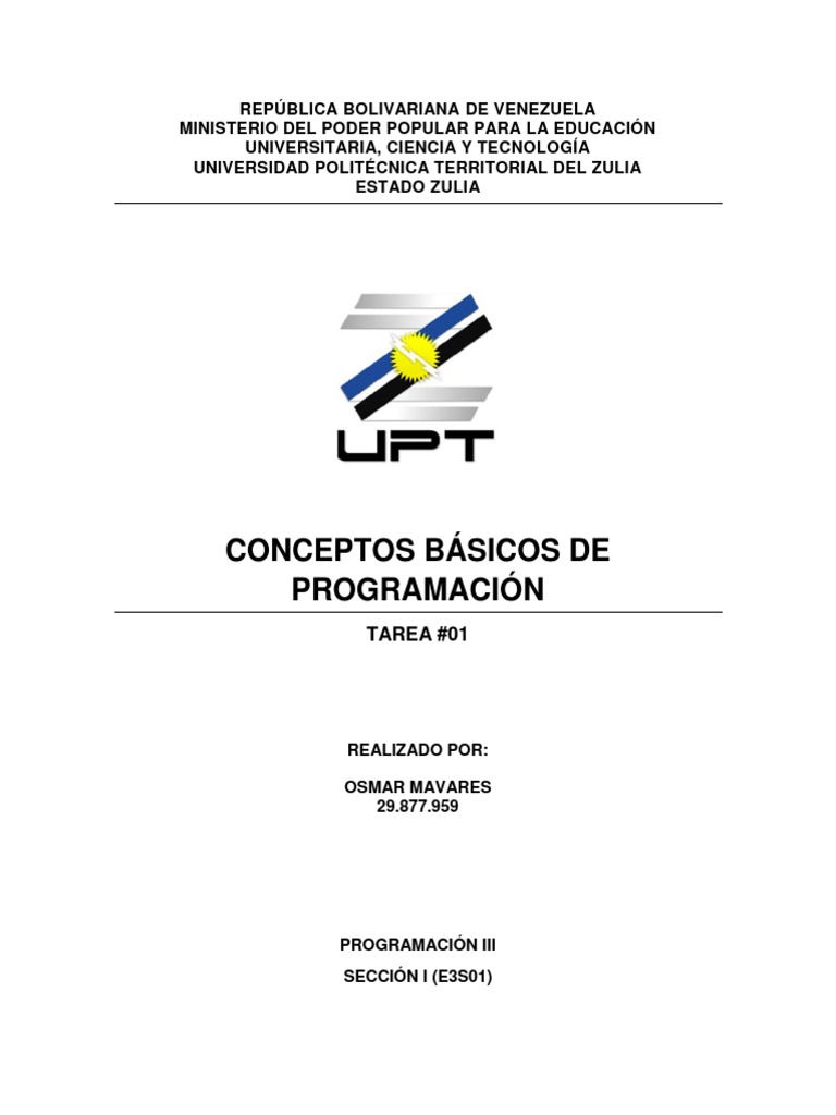 Conceptos Básicos de Programación | PDF | Hardware de la computadora ...