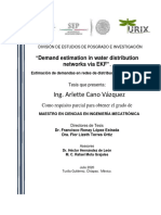 Estimaci N de Demandas en Redes de Distribuci N de Agua V A EKF