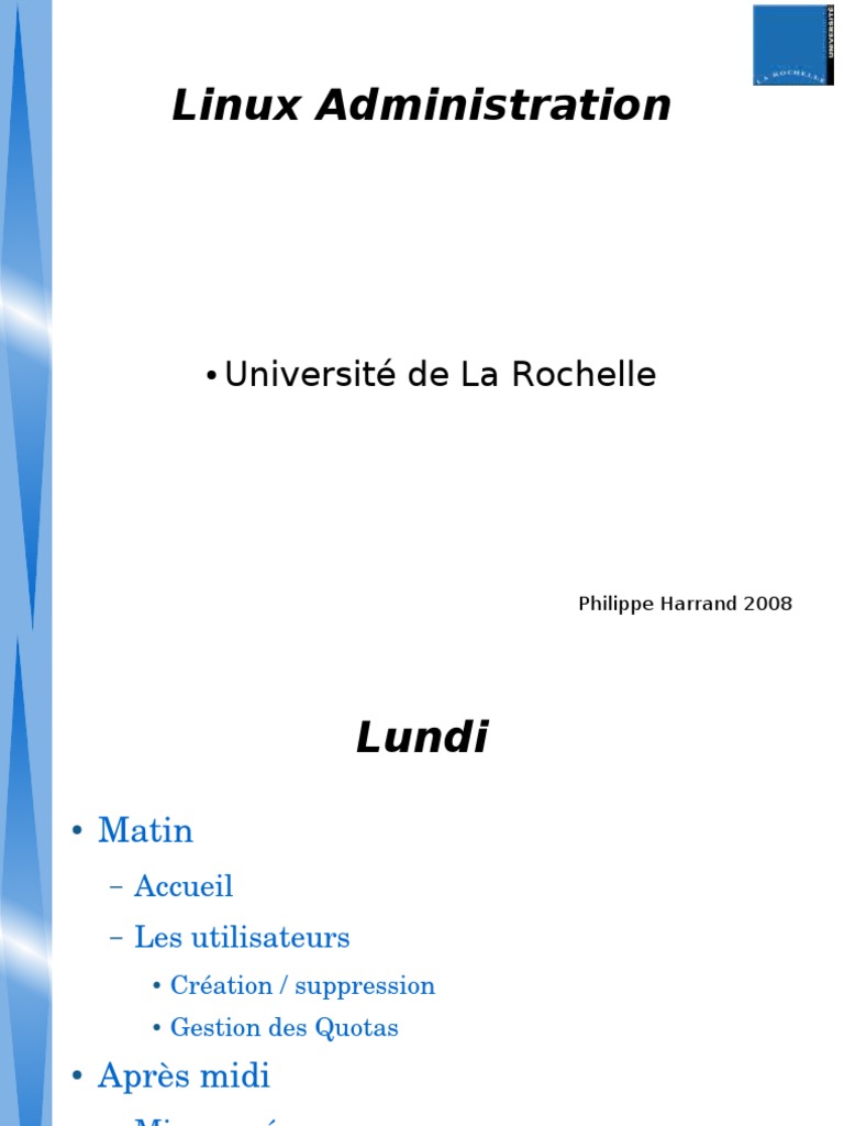 Administration Sous Linux | PDF