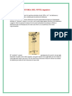 Historia Del Nivel Topografico