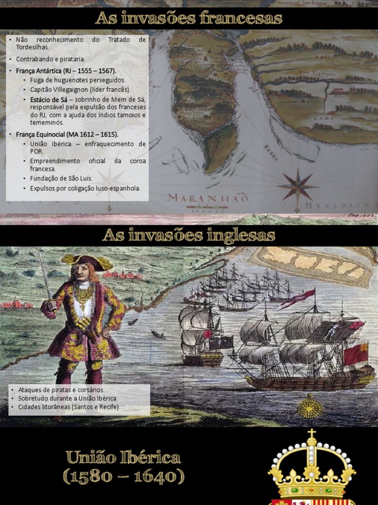 Invasões Francesas e Holandesas no Brasil | PDF