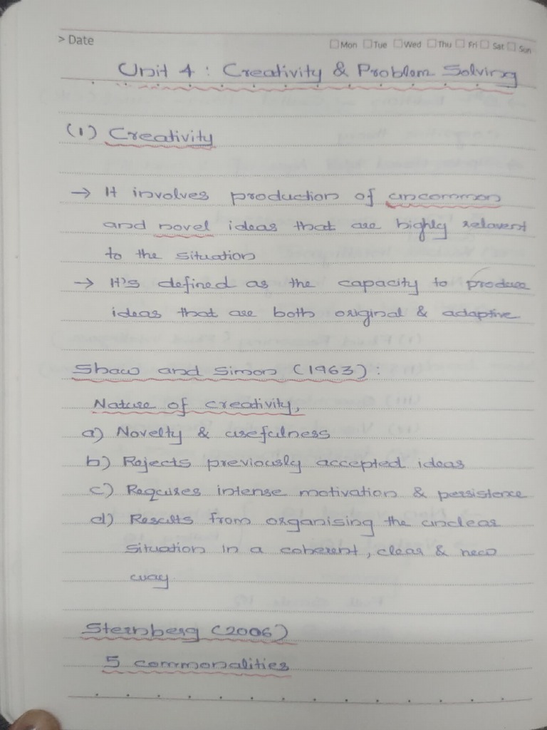 Confluence Theory of Creativity Explained | PDF