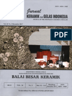 Jurnal Keramik Dan Glass Indonesia