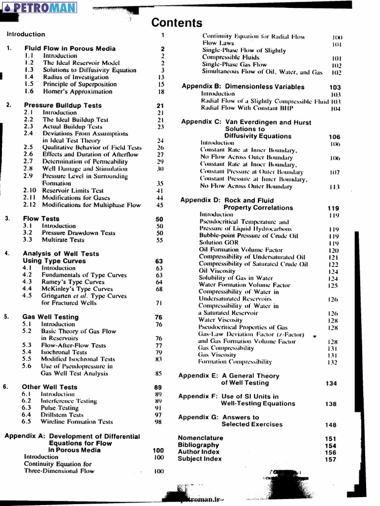 Well Testing John Lee PDF Porosity Fluid Mechanics