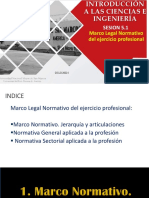 Semana 5.1 - Marco Legal y Normativo Del Ejercicio Profesional