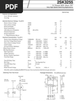 2sk3255 - 900V, 5A