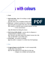 Colours - Idioms