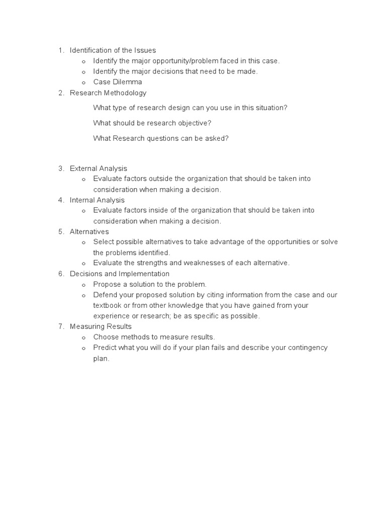 Identification of The Issues - Questions | PDF