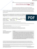 2020 ACVIM Consensus Statement Guidelines For The Classification Diagnosis - Cardiomiopathies Cats - En.es