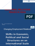 Industrial Relations Issues in India: Name: Prof Shailendra Nigam 04/06/2022