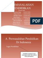 Permasalahan Pendidikan Di Indonesia