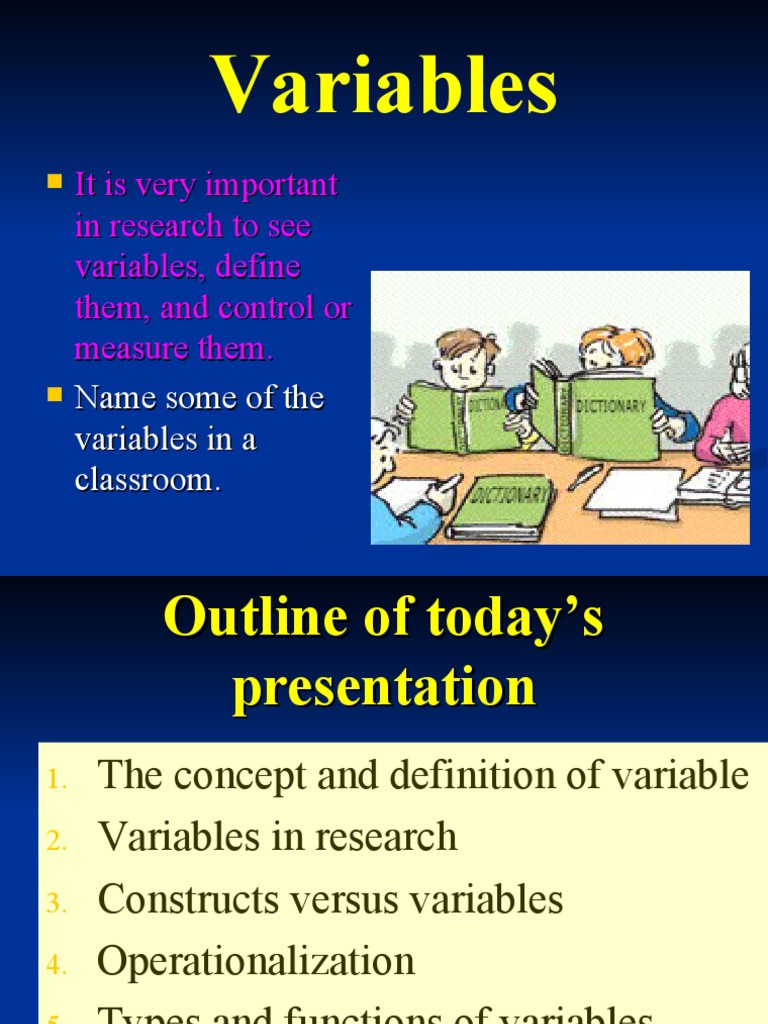 Variables and Measurement Scales PDF Level Of Measurement