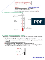 Cours 8 - La Chaleur Et Les Changements D'état Physique de La Matière