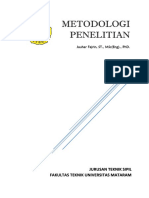 Materi MK Metodologi Penelitian (Pertemuan 1-6) - Dr. Jauhar Fajrin