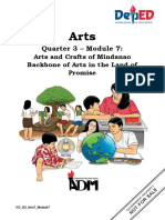 Arts 7 - Q3 - Module7 - Arts-And-Crafts-Of-Mindanao-Back-Bone-Of-Arts-In-The-Land-Of-Promise