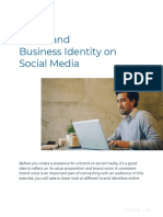 2.3 Brand and Business Identity On Social Media - Worksheet