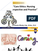 "Care Ethics: Nursing Perspective and Practice": Christantie Effendy, S.KP., M.Kes., PH.D