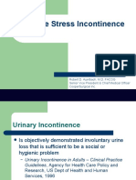 Genuine Stress Incontinence Causes and Treatment