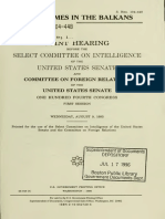 Senate Select Comm On Intelligence MCB Testimony 1995