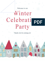 Winter Celebration Party: Welcome To Our