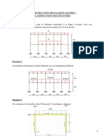 TD Construction Metallique Master 2 - Classification Des Ossatures